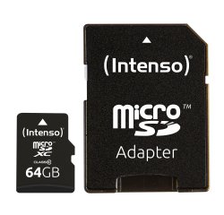 Intenso 64GB MicroSDHC MicroSDXC Classe 10