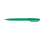 Feutre pentel sign s520 ecriture douce aquarellable   pointe moyenne 2mm baguee     longue duree encre vert