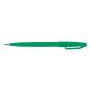 Feutre pentel sign s520 ecriture douce aquarellable   pointe moyenne 2mm baguee     longue duree encre vert
