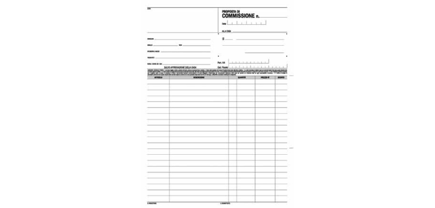 Data Ufficio DU16721C000 modulo e libro contabile A4 50 pagine