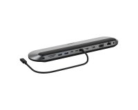 Belkin INC014BTSGY base para portátil y replicador de puertos Alámbrico USB 3.2 Gen 2 (3.1 Gen 2) Type-C Negro, Gris