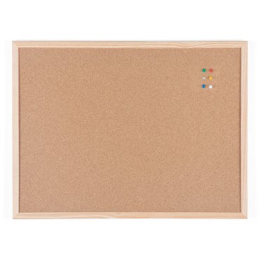 Bi-Office MC040012010 stand informativo e supporto per brochure Sughero, Legno Marrone, Pino