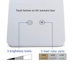 MAUL 8201702 lampe de table LED Blanc