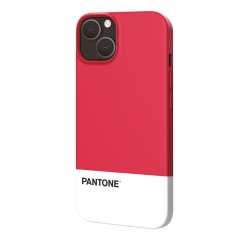 Pantone PT-PC1007R1 custodia per cellulare 15,5 cm (6.1") Cover Rosso, Bianco