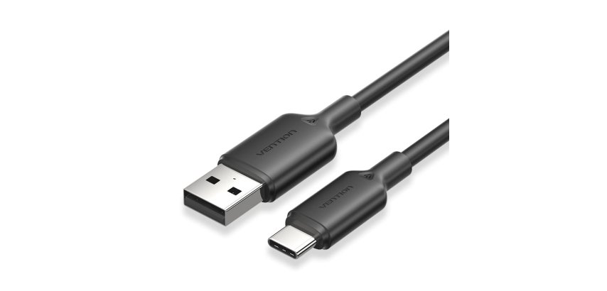 Vention CTQBH cable USB USB 2.0 2 m USB A USB C 0,48 Gbit/s 60 W Negro