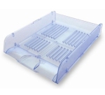 Vaschetta portacorrispondenza TR25310 - 26 x 34 x 6 cm - azzurro trasparente - Arda