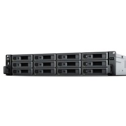 Synology RackStation RS2423+ serveur de stockage NAS Rack (2 U) Ryzen Embedded V1780B 8 Go DDR4 0 To DiskStation Manager Noir, Gris