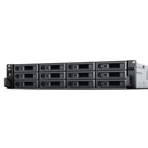 Synology RackStation RS2423+ serveur de stockage NAS Rack (2 U) Ryzen Embedded V1780B 8 Go DDR4 0 To DiskStation Manager Noir, Gris