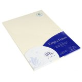 Etui de 50 feuilles 100g Vergé 21x29,7cm. Coloris Ivoire
