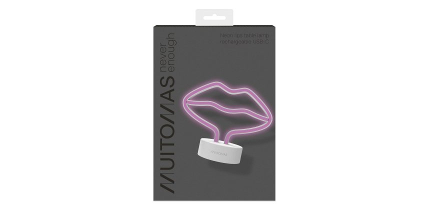 Muitomas Lampada al neon da tavolo