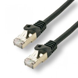 MCL IC5K99A006ASH1N câble de réseau Noir 1 m Cat6a S/FTP (S-STP)