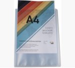 Protege-documents exacompta kreacover chromaline          polypropylene semi-rigide a4  24x32cm 80 vues cristal