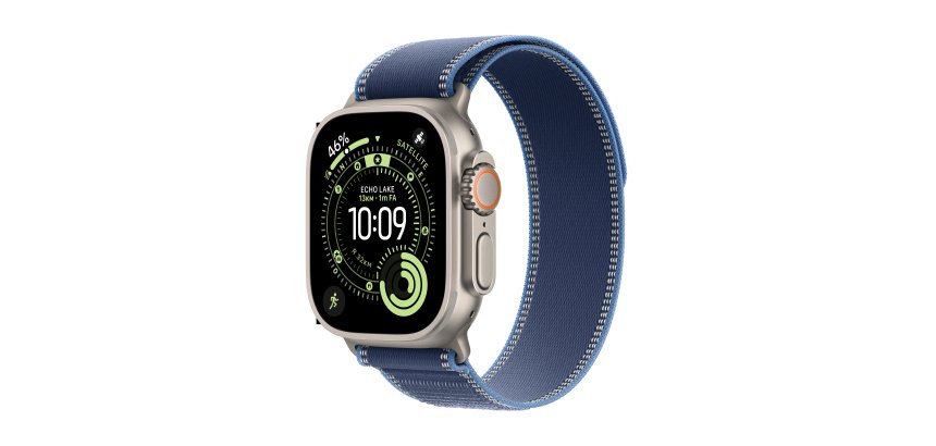 Apple Watch Ultra 3 OLED 49 mm Numérique 422 x 514 pixels Écran tactile 5G Titane Wifi GPS (satellite)