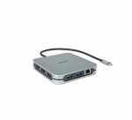 DICOTA D32057 hub & concentrateur USB Type-C 10000 Mbit/s Argent