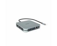 DICOTA D32057 hub & concentrateur USB Type-C 10000 Mbit/s Argent
