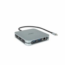 DICOTA D32057 hub & concentrateur USB Type-C 10000 Mbit/s Argent