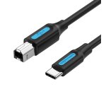 Vention CQUBF cable USB USB 2.0 1 m USB C USB B 0,48 Gbit/s Negro