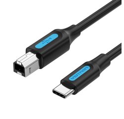 Vention CQUBH cable USB USB 2.0 2 m USB C USB B 0,48 Gbit/s Negro