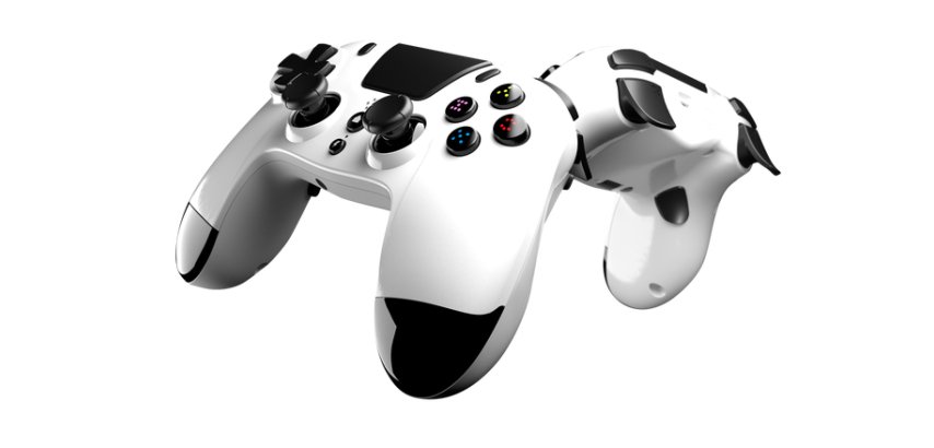Gioteck VX4 Bianco Bluetooth Gamepad Analogico/Digitale PC, PlayStation 4, PlayStation 5