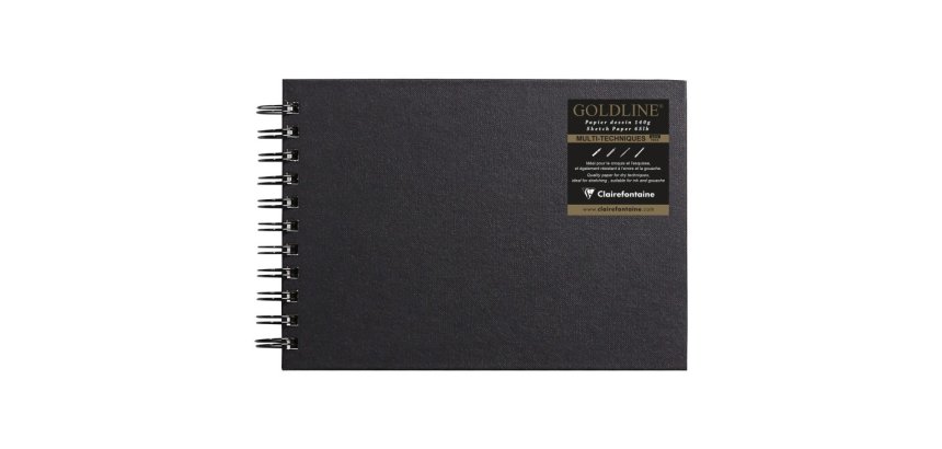 Carnet   spirale paysage goldline a5 papier blanc      14,8x21cm 140gr 64f