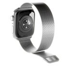 SBS Bracelet pour montre PURO band Apple Watch Argent- boîtier 38-40-41 mm