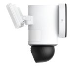 Eufy Security Floodlight Camera E340 con cable, giro de 360° e inclinación, grabación ininterrumpida, Wi-Fi de doble banda, 2000 lúmenes, activada por movimiento, cámara doble, compatible con HomeBase 3, almacenamiento local, sin cuota mensual