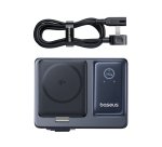 Baseus Nomos Universal Negro Corriente alterna Cargador inalámbrico Carga rápida Interior