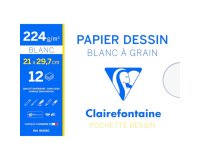 Dessin à Grain pochette 12F A4 224g