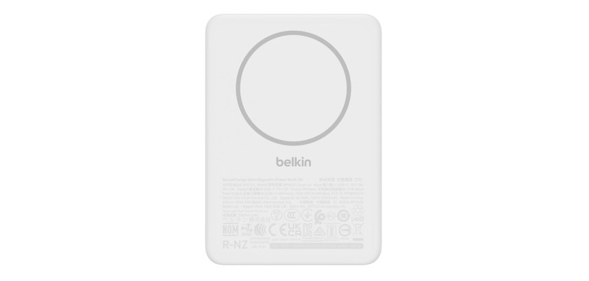 Belkin BPD010hqWH 5000 mAh Recharge sans fil Blanc