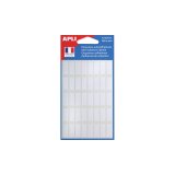 Etiquettes blanches 8 x 20 mm Apli pour écriture manuelle - Pochette de 280
