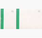 Bloc vendeur 100 feuillets vert -  60 x135 mm