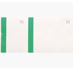Bloc vendeur 100 feuillets vert -  60 x135 mm