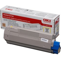 OKI - jaune - original - cartouche de toner