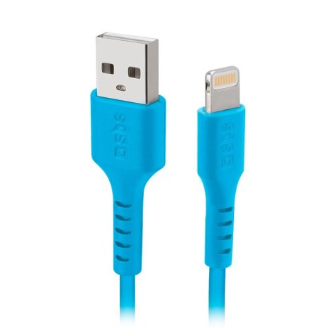 SBS Câble lightning - USB-A 1m bleu