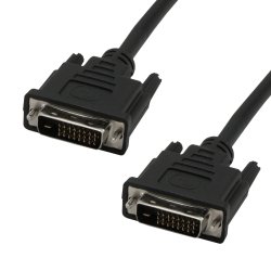 MCL Cable DVI-D Male/Male Dual Link 5m câble DVI Noir