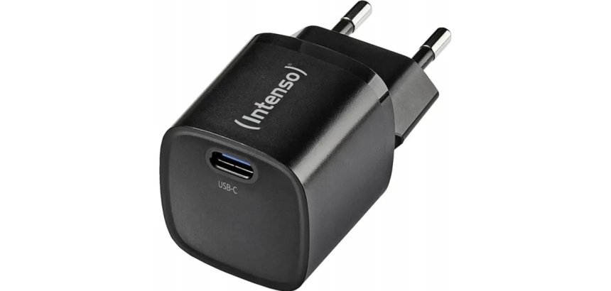 Intenso W30C² GaN Universal Schwarz Netzteil Schnelles Laden Innenbereich