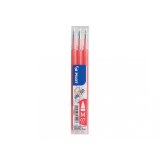 Recharge pilot frixion ball pointe moyenne coloris rose   corail set 3 unites