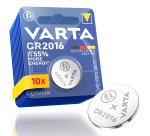 Varta LITHIUM Coin CR2016 (Batteria a bottone, 3V) Blister da 1