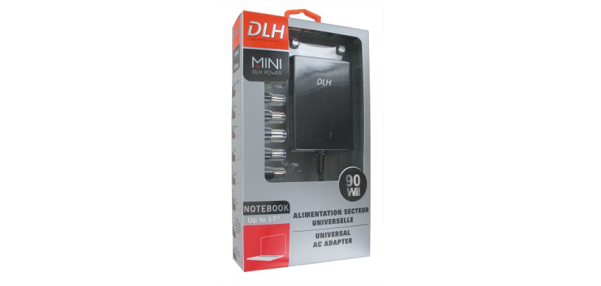DLH DY-AI1839N adaptateur de puissance & onduleur Intérieure 90 W Noir