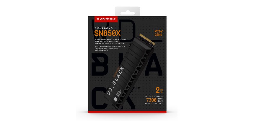 SanDisk Black WD_BLACK SN850X NVMe 2 To M.2 PCI Express 4.0