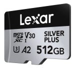 Lexar Professional SILVER PLUS 512 GB MicroSDXC UHS-I