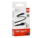 T'nB TCUSB02BK câble USB 2 m USB C USB A Noir