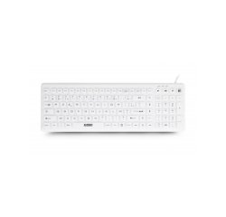 Urban Factory AKB69UF teclado Médico USB QWERTY Español Blanco