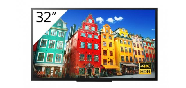 Sony FW-32BZ30J1 Signage Display Digital signage flat panel 81.3 cm (32") LCD Wi-Fi 300 cd/m² 4K Ultra HD Black Built-in processor