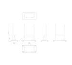 Optoma ST05 support d'écran plat pour bureau 2,18 m (86") Sol Noir