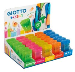 Giotto F232100 pencil sharpener Manual pencil sharpener Assorted colours
