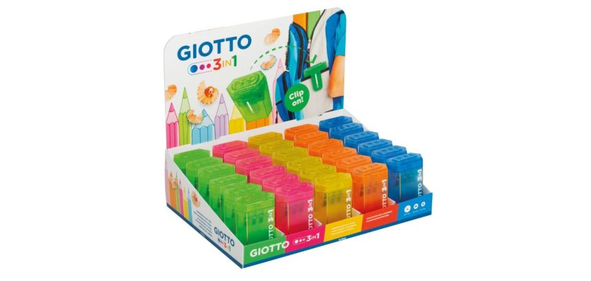 Giotto F232100 temperino Temperamatite manuale Colori assortiti
