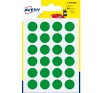 Avery PSA15V etichetta autoadesiva Cerchio Permanente Verde 168 pz