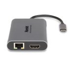 Hamlet HDKC-PD400H replicatore di porte e docking station per laptop Cablato USB 3.2 Gen 1 (3.1 Gen 1) Type-C Grigio