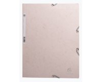 Chemise à élastiques 3 rabats carte lustrée 400g/m2 Skandi